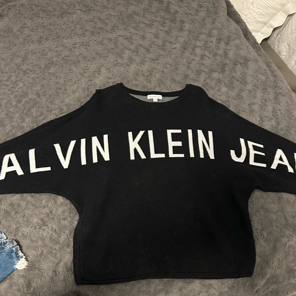 Calvin Klein Jeans Black Sweater .
